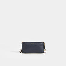 Load image into Gallery viewer, LUTZ MORRIS Elise Small Shoulder Chain Bag in Navy Croc Embossed Leather [ReSale]