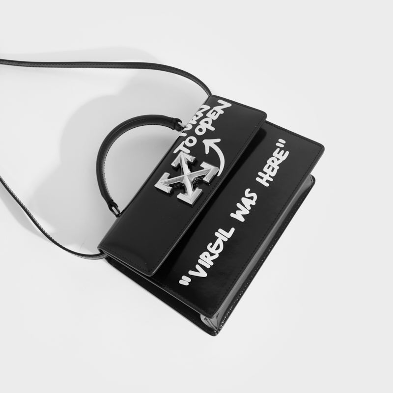 OFF-WHITE  Jitney 1.4 Leather Shoulder Bag - Virgil Was Here