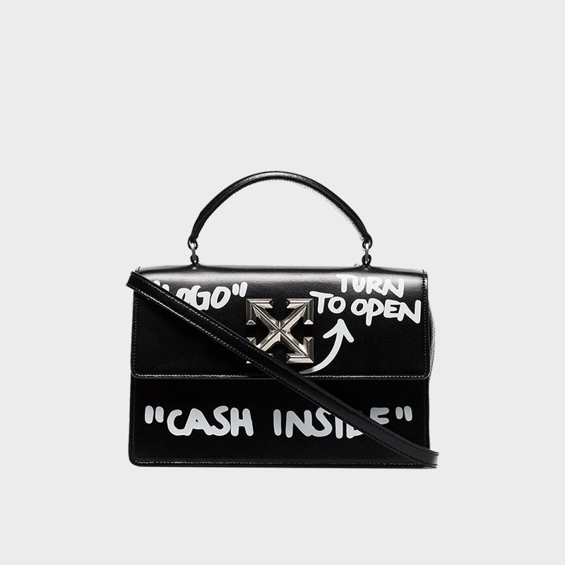 OFF-WHITE Jitney 1.4 Leather Shoulder Bag - 