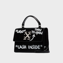 Load image into Gallery viewer, OFF-WHITE Jitney 1.4 Leather Shoulder Bag - &quot;Cash Inside&quot;