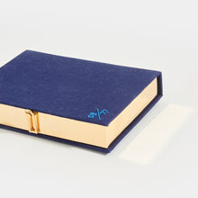 Load image into Gallery viewer, OLYMPIA LE-TAN Book Clutch Mykonos in Blue