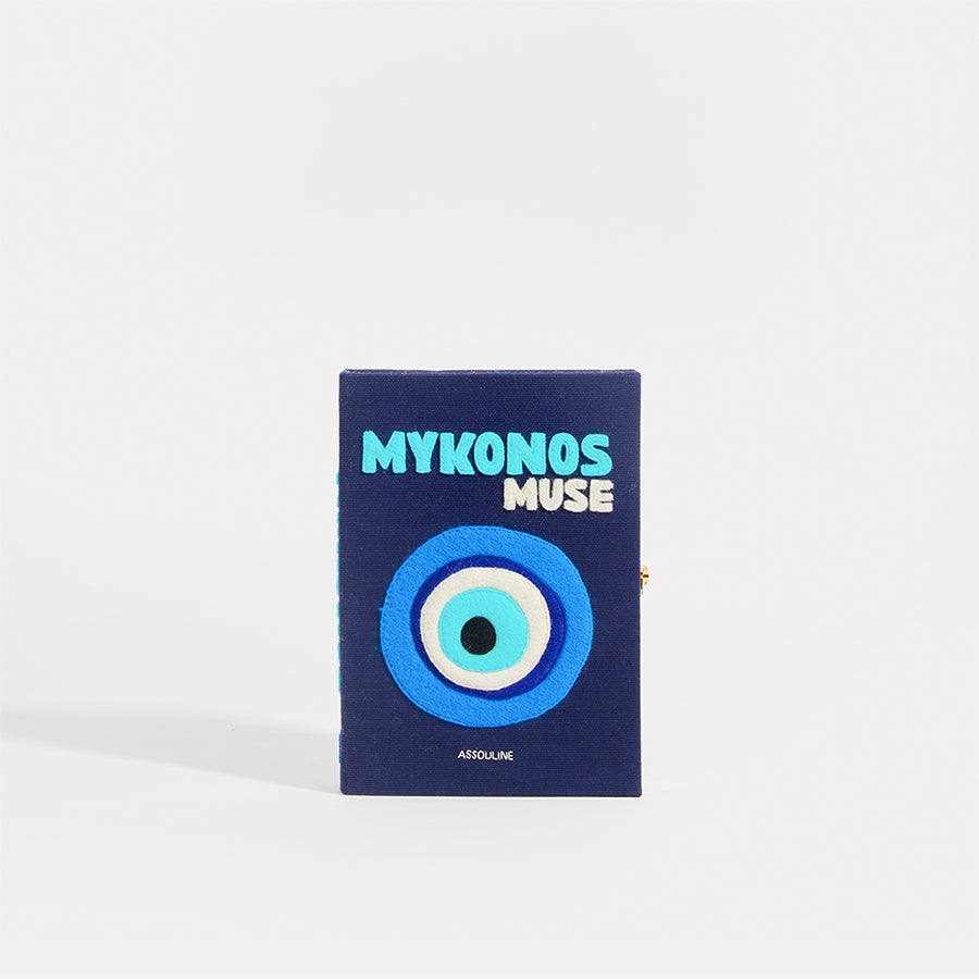 OLYMPIA LE-TAN Book Clutch Mykonos in Blue