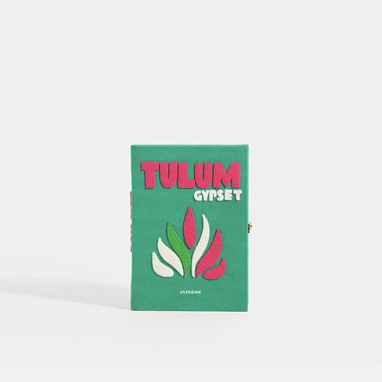 OLYMPIA LE-TAN Book Clutch Tulum in Green