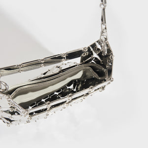 PACO RABANNE 1969 Chainmail Shoulder Bag in Silver