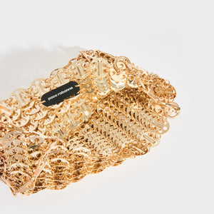 RABANNE Iconic 1969 Chain Shoulder Bag in Gold