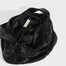 Load image into Gallery viewer, RABANNE Pixel Mesh Moyen Shoulder Bag in Black