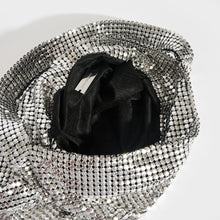 Load image into Gallery viewer, PACO RABANNE Pixel Mesh Moyen Shoulder Bag in Silver