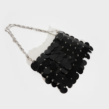 Load image into Gallery viewer, RABANNE Sparkle Shoulder Bag in Black