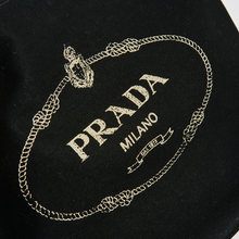 Load image into Gallery viewer, Close up view of Prada Gardener tote in black