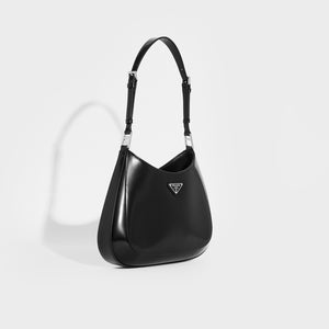 PRADA Cleo Large Shoulder Bag in Black