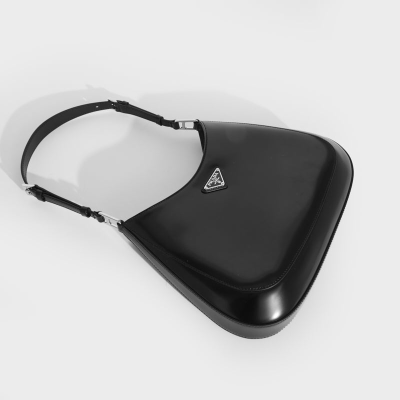 Cleo Large Shoulder Bag in Black
