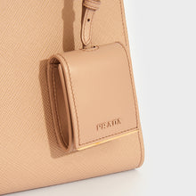 Load image into Gallery viewer, PRADA Double Tote Bag in Beige Saffiano Leather