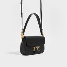 Load image into Gallery viewer, PRADA Ensemble Textured Leather Shoulder Bag in Black