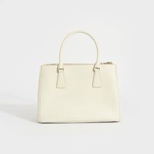 Load image into Gallery viewer, PRADA Galleria Tote in White Saffiano Leather