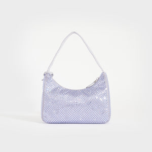 PRADA Hobo Re-Edition 2000 Nylon with Crystals in Glicine