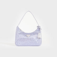 Load image into Gallery viewer, PRADA Hobo Re-Edition 2000 Nylon with Crystals in Glicine
