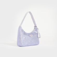 Load image into Gallery viewer, PRADA Hobo Re-Edition 2000 Nylon with Crystals in Glicine