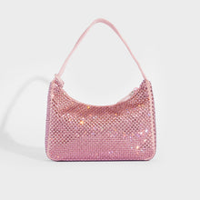 Load image into Gallery viewer, PRADA Hobo Re-Edition 2000 Nylon with Crystals in Pink