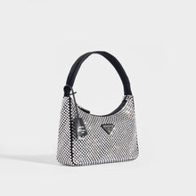 Load image into Gallery viewer, PRADA Hobo Re-Edition 2000 Nylon with Crystals