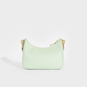 PRADA Hobo Re-edition 2005 Saffiano Leather Crossbody in Aqua