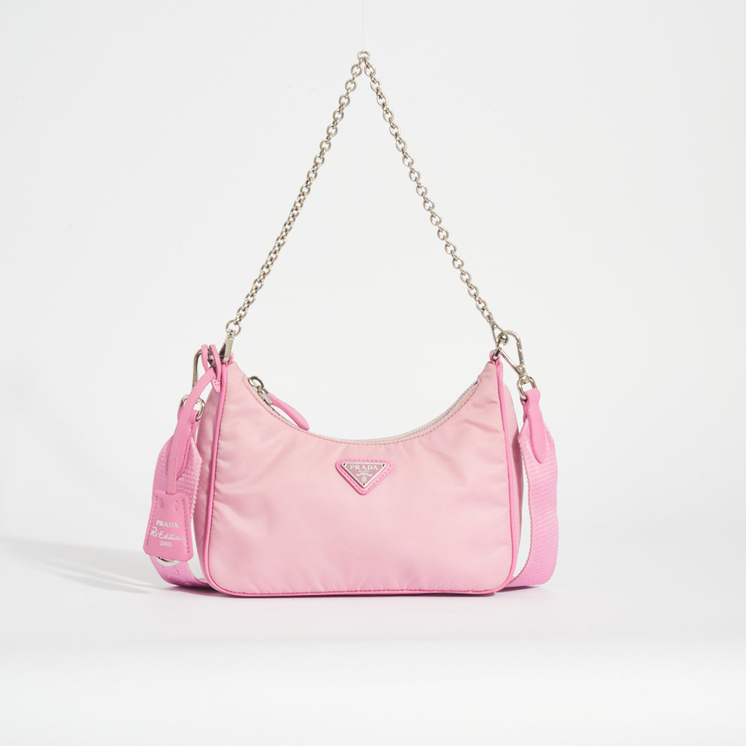 Pink prada nylon crossbody sale