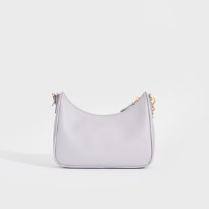 PRADA Hobo Re-edition 2005 Saffiano Leather Crossbody in Wisteria