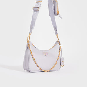 PRADA Re-Edition 2005 Re-Nylon Mini Bag in Wisteria