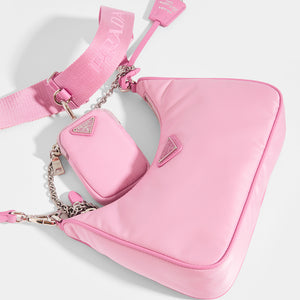 PRADA Hobo re-edition crossbody 2005 nylon in Primula Top