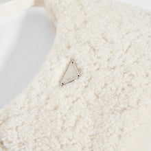 Load image into Gallery viewer, PRADA Re-Edition 2000 Shearling Shoulder Bag in White