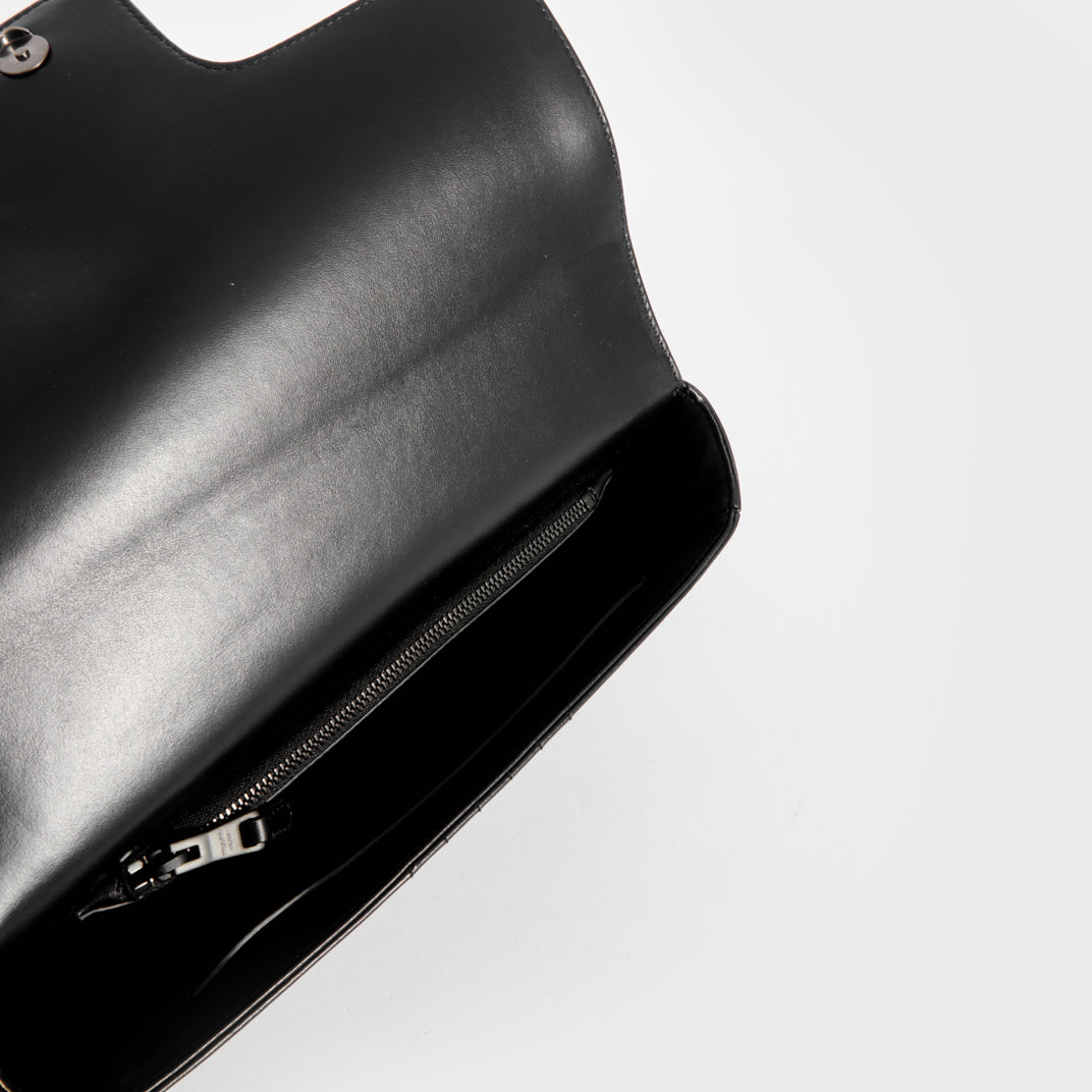 Large Diagramme Shoulder Bag with Black Hardware