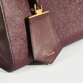 Large Galleria Tote in Bordeaux Saffiano Leather
