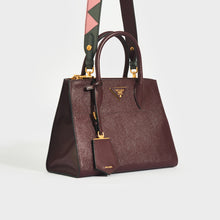 Load image into Gallery viewer, PRADA Large Galleria Tote in Bordeaux Saffiano Leather