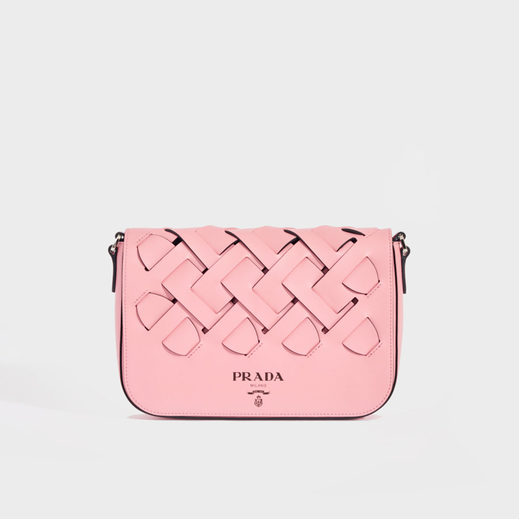 Prada - Orchid Pink Re-Edition Shearling Mini Shoulder Bag