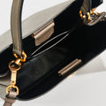 Medium Panier Tote Bag in Slate Saffiano Leather