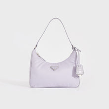 Load image into Gallery viewer, Front view of the PRADA Re-Edition 2005 Re-Nylon Mini Bag in Wisteria