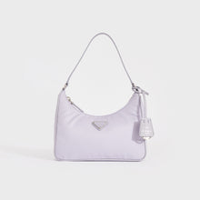 Load image into Gallery viewer, Front view of the PRADA Re-Edition 2005 Re-Nylon Mini Bag in Wisteria