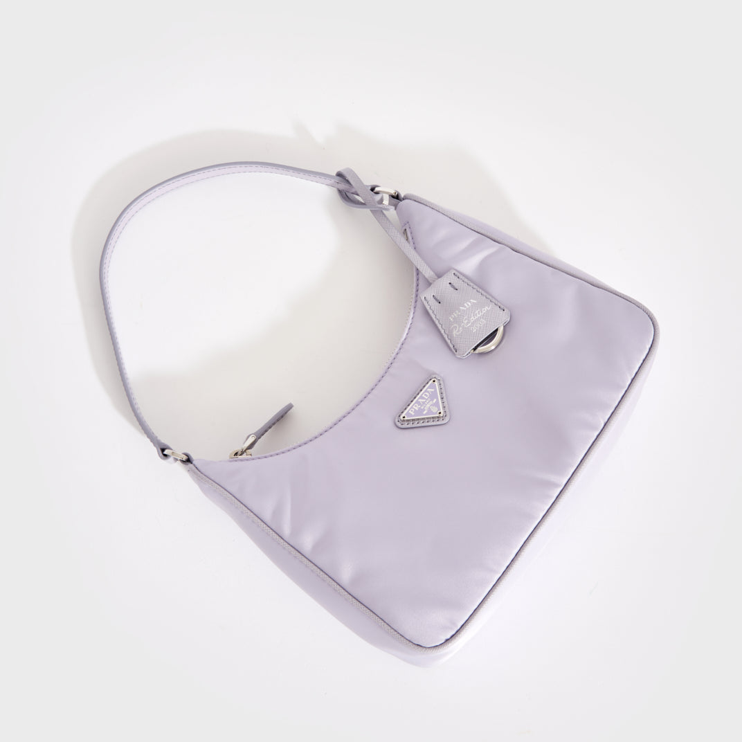 PRADA Re-Edition 2005 Re-Nylon Mini Bag in Wisteria