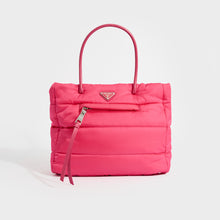 Load image into Gallery viewer, PRADA Tessuto Bomber Nylon Tote in Pink