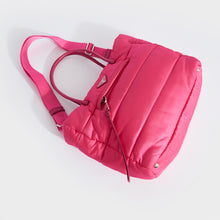 Load image into Gallery viewer, PRADA Tessuto Bomber Nylon Tote in Pink