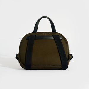 PRADA Triangle Nylon Backpack in Khaki