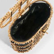 Load image into Gallery viewer, ROSANTICA Vestale Embellished Bucket Bag