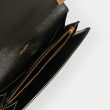 Load image into Gallery viewer, SAINT LAURENT Uptown Mini Crossbody in Black Grained Leather