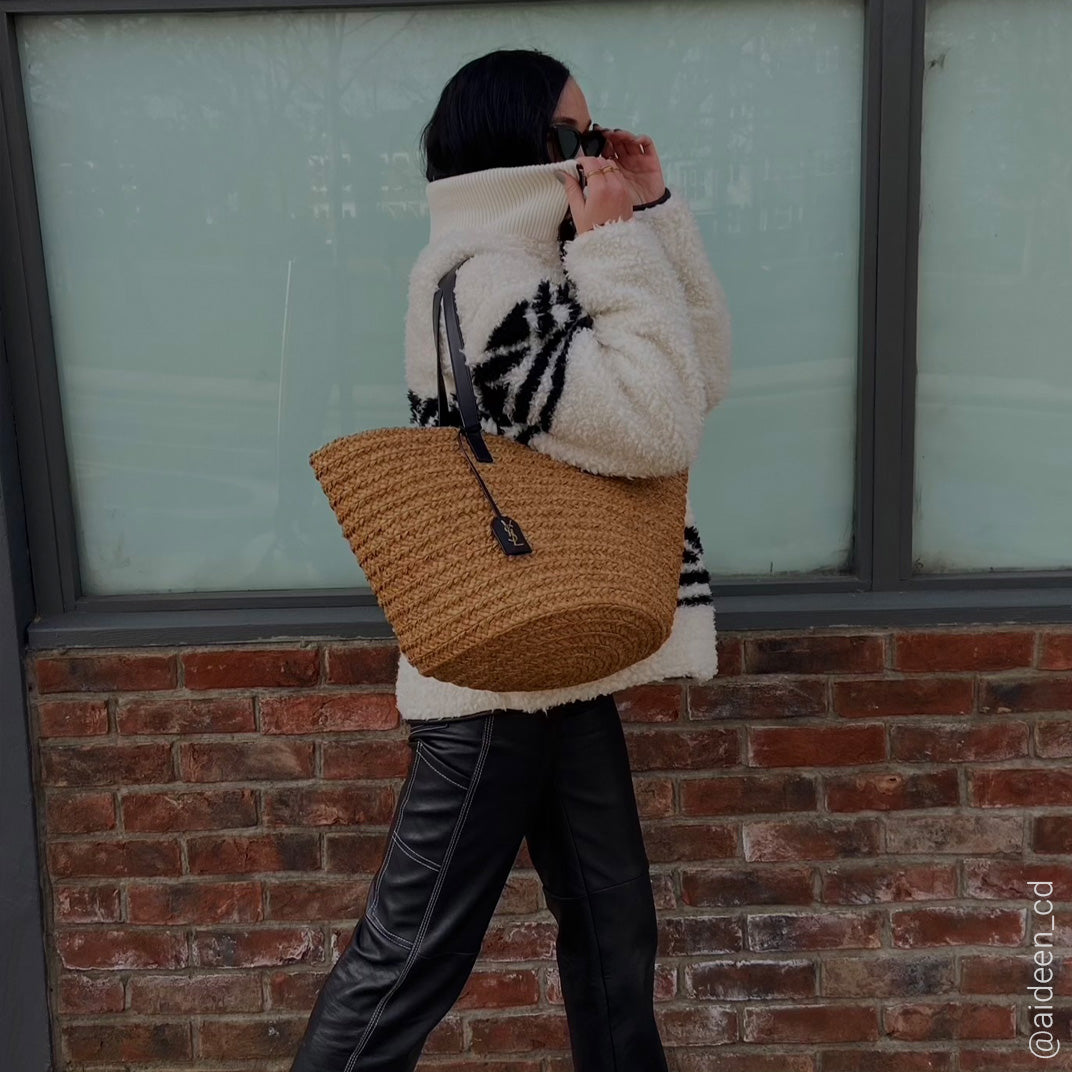 SAINT LAURENT Panier Medium Basket Bag