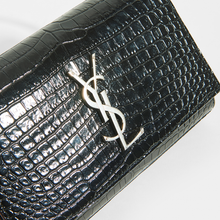 Load image into Gallery viewer, SAINT LAURENT Kate Belt Bag in Croc Embossed Leather