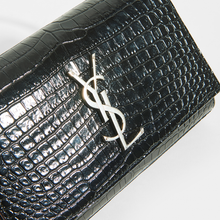 Load image into Gallery viewer, SAINT LAURENT Kate Belt Bag in Croc Embossed Leather [ReSale]
