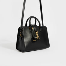 Load image into Gallery viewer, SAINT LAURENT Baby Cabas Monogramme Bag in Black Leather
