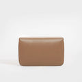 Maillon Medium Leather Shoulder Bag in Beige
