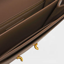 Load image into Gallery viewer, SAINT LAURENT Maillon Medium Leather Shoulder Bag in Beige