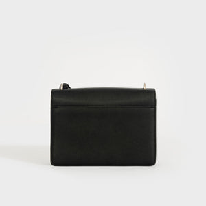 SAINT LAURENT Sunset Medium Leather Crossbody Bag in Black