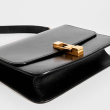 Load image into Gallery viewer, SAINT LAURENT Le Carré Medium Leather Bag in Black